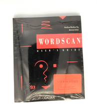 VINTAGE NEW SEALED 1991 CALERA WORDSCAN PLUS OCR SOFTWARE MAC APPLE RM4-BIN22