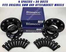 Black Alloy Wheel Spacers 20mm