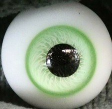 Glass Paperweight Eyes Round -