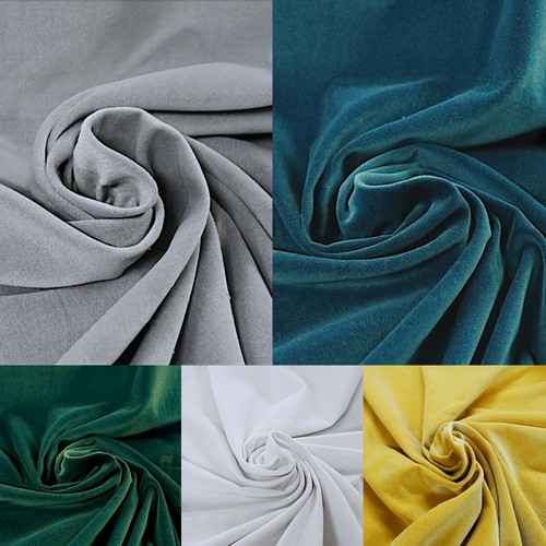 Cotton velvet plush - fabric,