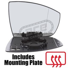 Ford Kuga 2008-2013 Heated Wide Angle Wing Door Mirror Glass Drivers Side Right