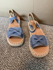 Shein Blue Denim Style Sandals