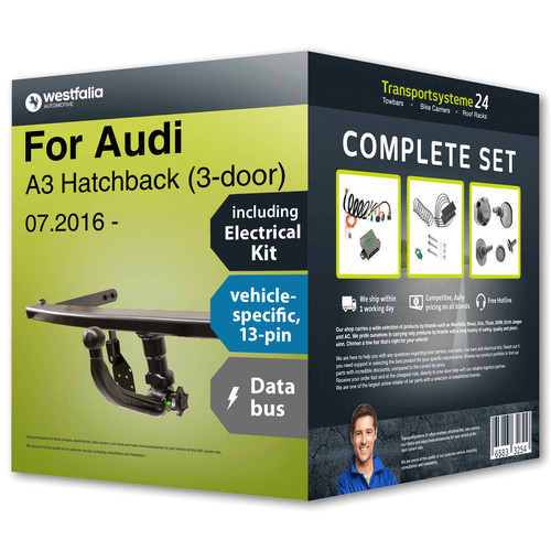 Towbar detachable for audi - for, a3