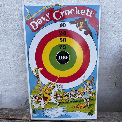 Vintage davy crockett tin - davy,