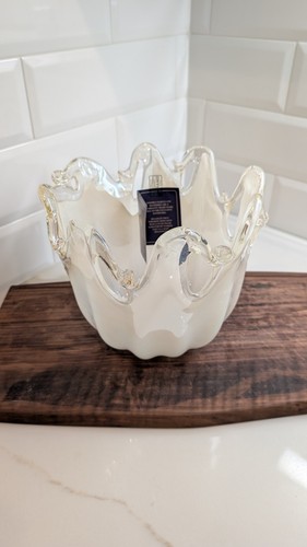 Beautiful murano white - white, crystal