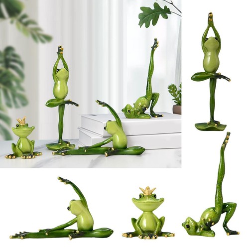 Funny resin yoga frog - funny,