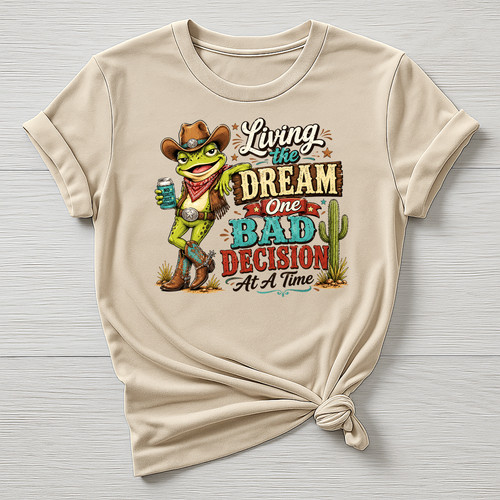Funny frog shirt living - funny,