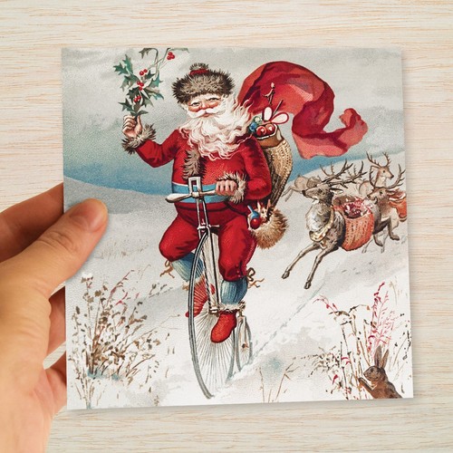 Victorian santa christmas - victorian,