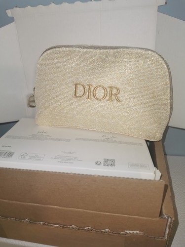 Dior beauty gold pouch with - beauty, 2