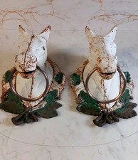 Antique Pair Of Cast Iron