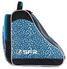 SFR Designer Ice Roller Skate Bag Blue Leopard