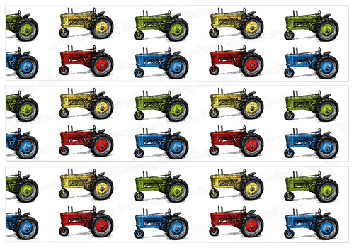 Tractor farm cake topper - farm,