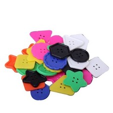 GIANT CRAFT BUTTONS Bright big