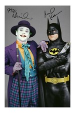 Batman the joker signed a4 - batman, &