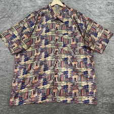 Apple Thai Silk Shirt Mens XL