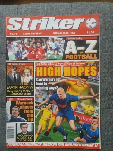 Striker comic issue - striker,