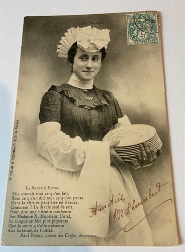 Antique 1903 french - antique, postcard