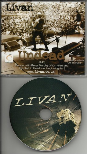 Livan undead radio promo cd - radio,