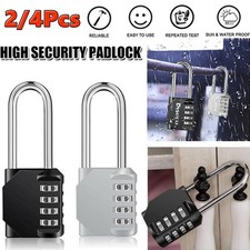 2Pc Combination Padlock High
