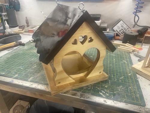 Hand crafted wooden - wooden, bird