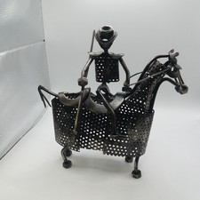 Nuts and Bolts scrap metal art sculpture of a Picador h24