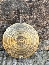 VINTAGE ANTIQUE VINTAGE MANTEL MANTLE CLOCK PENDULUM 140g BRASS BOB TO RESTORE