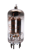 Brimar ECC82 12AU7 Long Grey Plate Square Getter Valve Used Tested (V14) #1