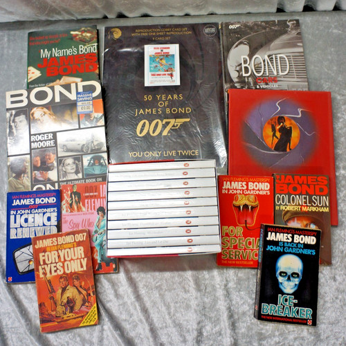 James bond 007 books - james,