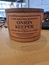 Henry Watson Pottery Onion Keeper 