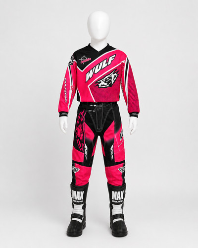 Kids pink motocross - , motorbike