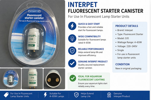 Interpet fluorescent starter - interpet,