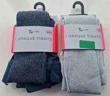 New TU Girls Opaque Tights Set