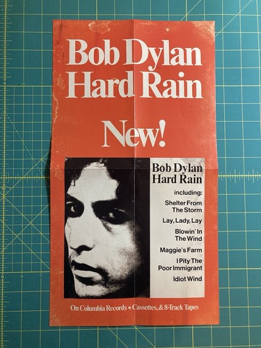 Bob dylan 1976 hard rain - bob,