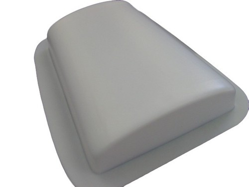 Plain curved bench - curved,