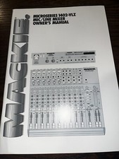 Manual for MACKIE mixer Or