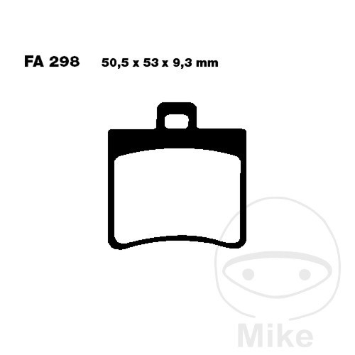 Carbon scooter brake pads - brake, ebc