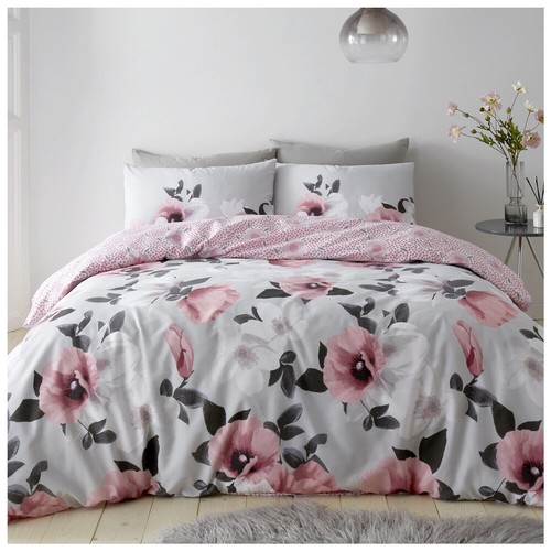 Poppy flower duvet quilt - flower,