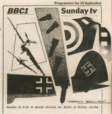 RADIO TIMES 14 SEPT 1974  BBC2 AUTUMN SEASON ISSUE . FRANK BELLAMY ILLUSTRATION