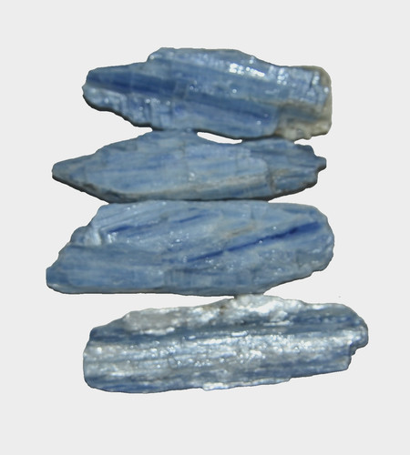 Natural blue kyanite - blue,