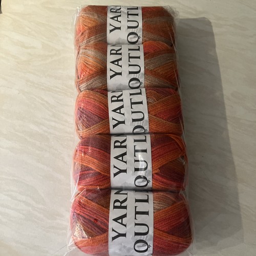 Yarn outlet orange variegated - yarn,