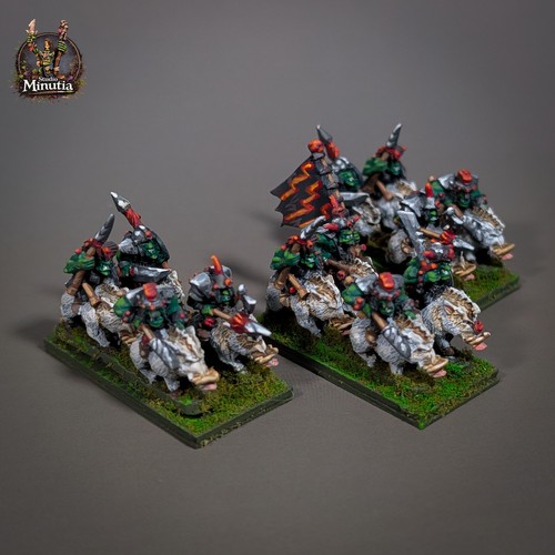 Warmaster orc boar riders - orc,