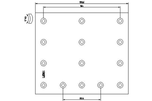 Don brake lining kit fits - don,