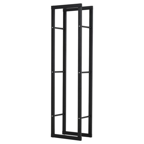 Metal firewood log holder - metal,