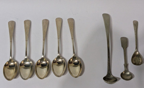 Antique silver plated - 5,