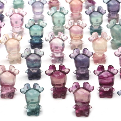 Natural mini fluorite carving - fluorite,