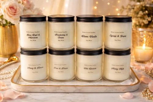 Beautiful scented candle high - scented,