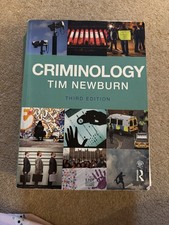 Criminology - Newburn, Tim textbook