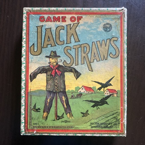 Game jack straws - straws, milton