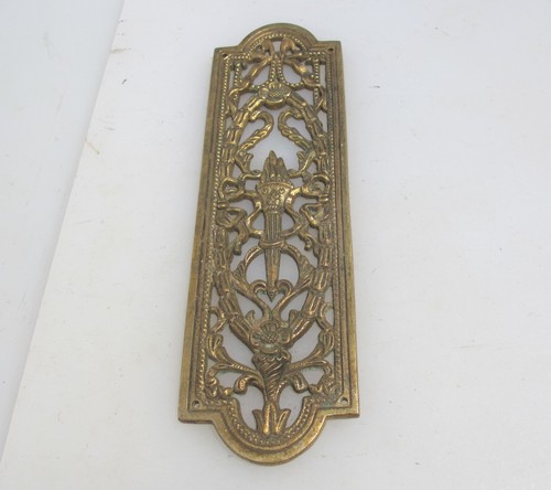Antique brass pierced finger - brass,
