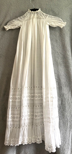Vintage christening gown - vintage,